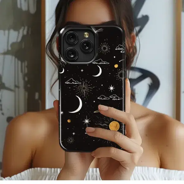 Celestial Night Sky
 Phone Case iPhone Samsung Cover Pixel 5579 - Image 1