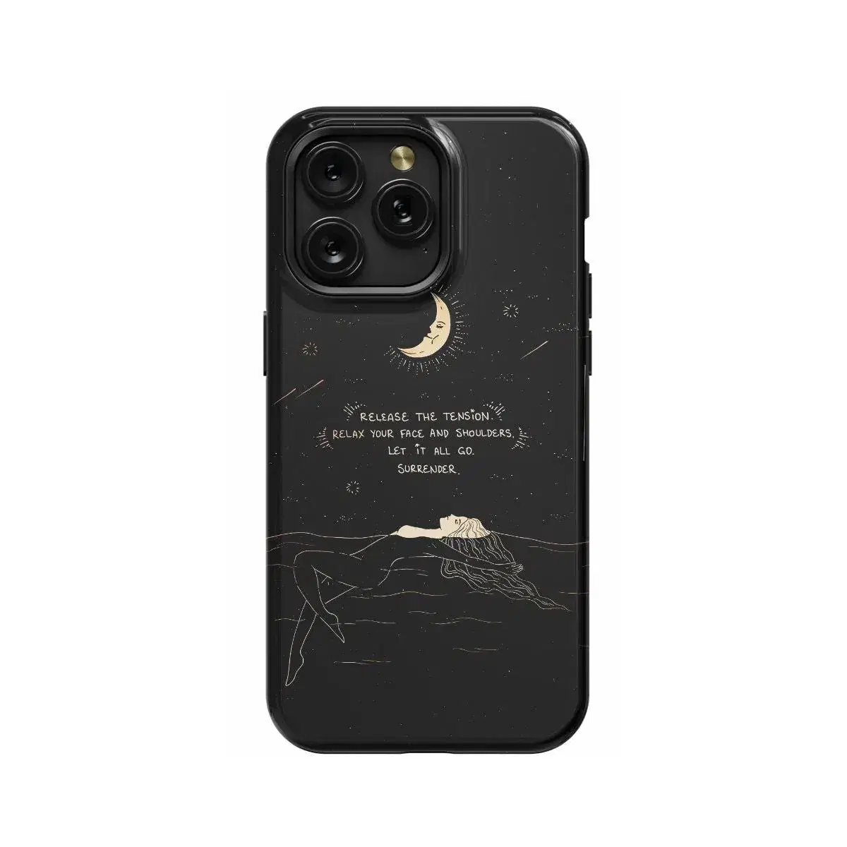 Celestial Quote Moon Phone Case iPhone Samsung Pixel & More - Image 1