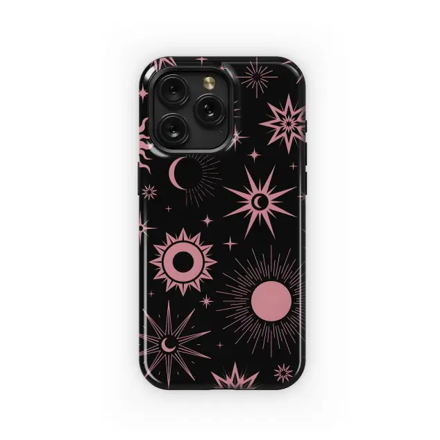 Celestial Rose Night Sky Pattern Phone Case iPhone Samsung Cover Pixel 6196