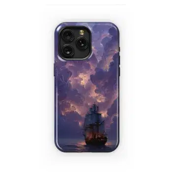 Celestial Seafarer Voyage Phone Case iPhone Samsung Cover Pixel 5600 - Image 1
