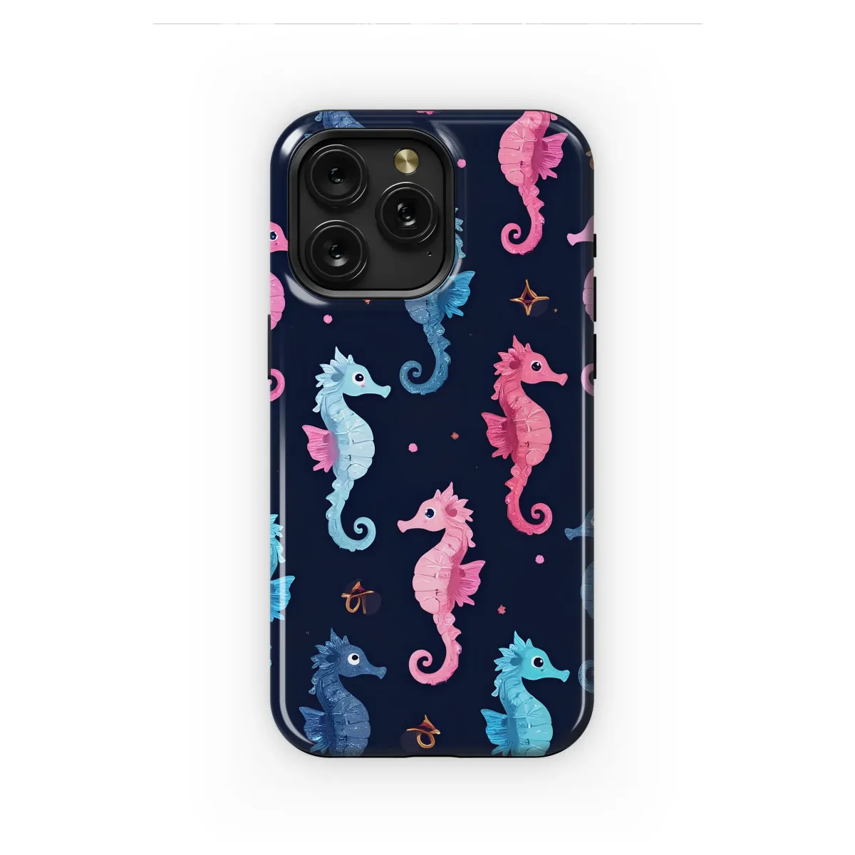 Celestial Seahorse Starry Ocean Dream Phone Case iPhone Samsung Cover Pixel 7575 - Image 1