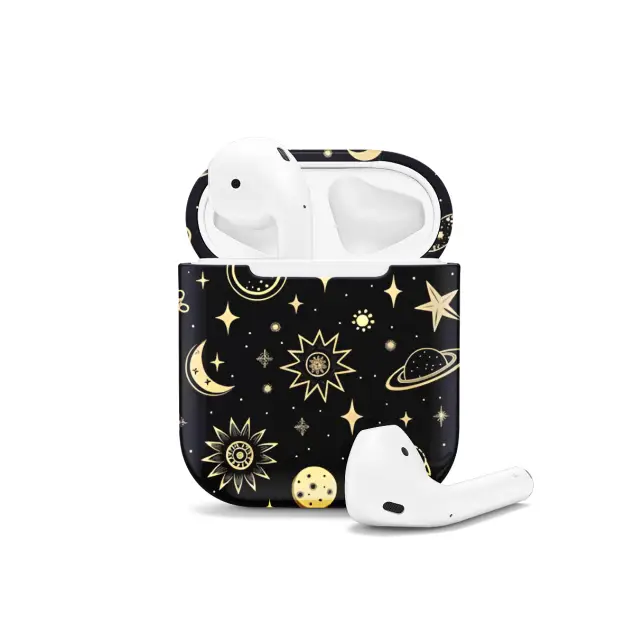Celestial Stars Moons and Planets AirPods Case AirPods Pro AirPods Pro 2 AirPods 3 AirPods 2 Glossy 1426