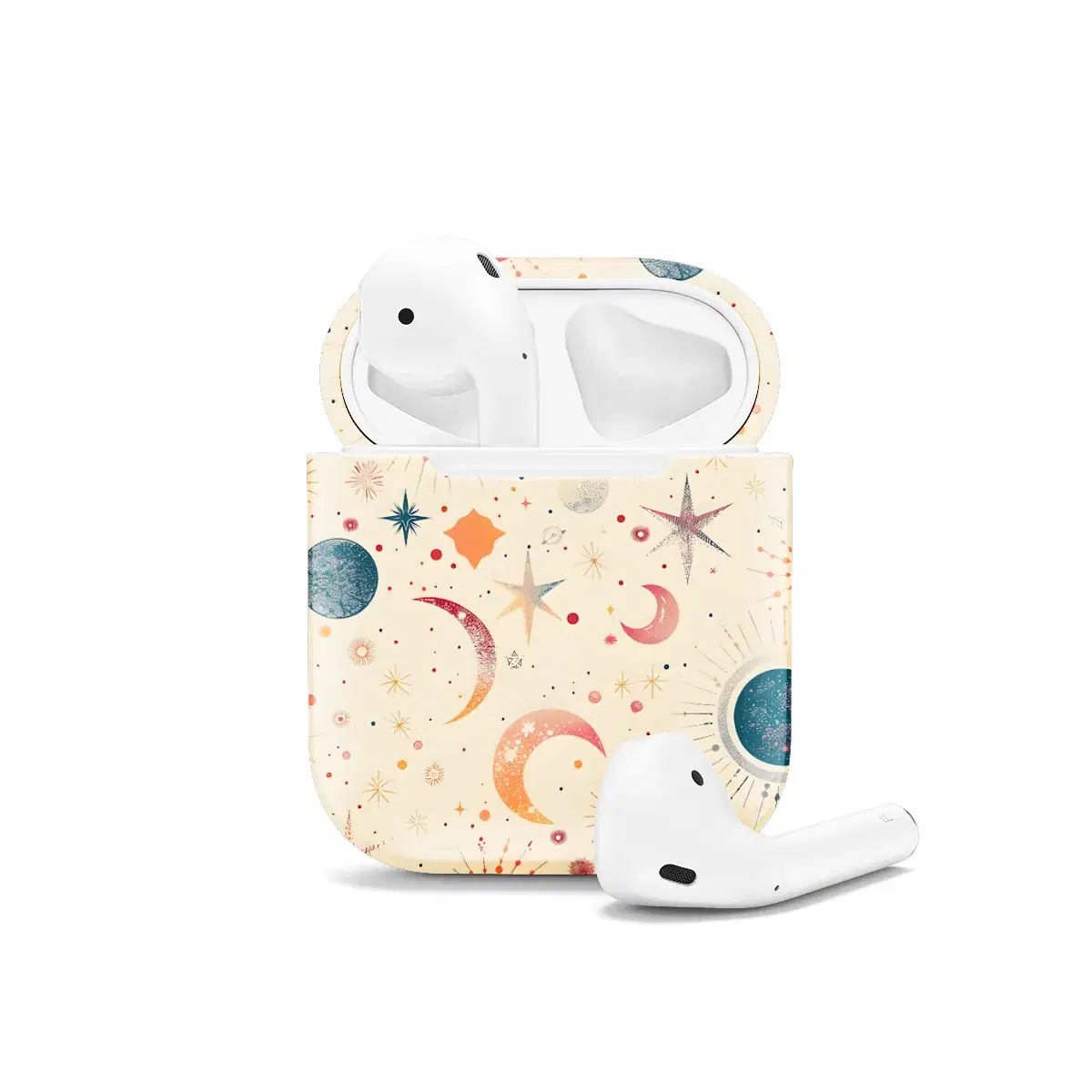 Celestial Stars Moons and Planets AirPods Case AirPods Pro AirPods Pro 2 AirPods 3 AirPods 2 Glossy 1429 - Image 1