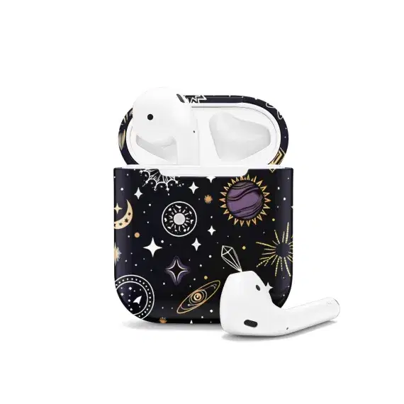 Celestial Stars Moons and Planets AirPods Case AirPods Pro AirPods Pro 2 AirPods 3 AirPods 2 Glossy 1430 - Image 1