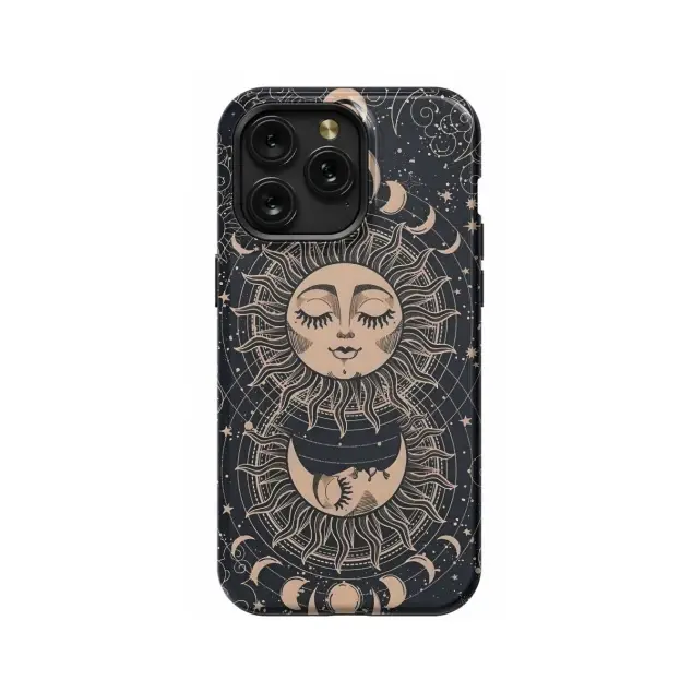 Celestial Sun and Moon Phone Case iPhone Samsung Pixel & More