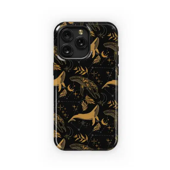 Celestial Whale Pattern Phone Case iPhone Samsung Cover Pixel 5115 - Image 1
