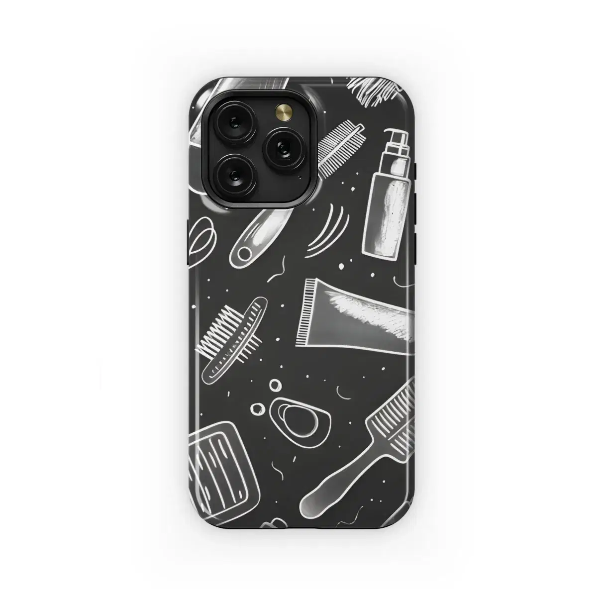 Chalkboard Beauty Pattern Phone Case iPhone Samsung Cover Pixel 5167 - Image 1