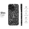 Chalkboard Paris Sketch Pattern Phone Case iPhone Samsung Cover Pixel 5257 - Image 7