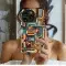Checker Mid Century Phone Case iPhone Samsung Cover Pixel 3601 - Image 2