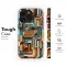 Checker Mid Century Phone Case iPhone Samsung Cover Pixel 3601 - Image 6