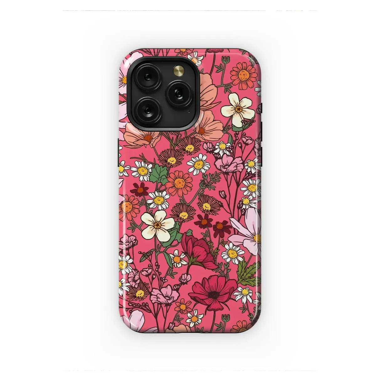 Cheerful Riot of Wild Blossoms Phone Case iPhone Samsung Cover Pixel 6897 - Image 1