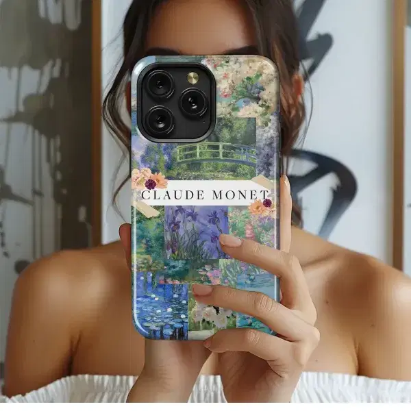 Cherry Blossom Skyline View Phone Case iPhone Samsung Cover Pixel 4949 - Image 1