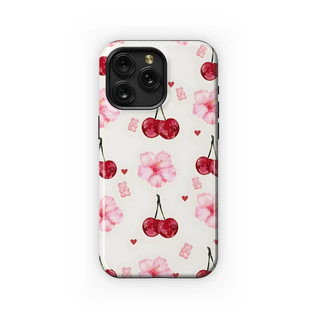 Cherry Candy Hibiscus Daydream Phone Case iPhone Samsung Cover Pixel 6332 - Image 1