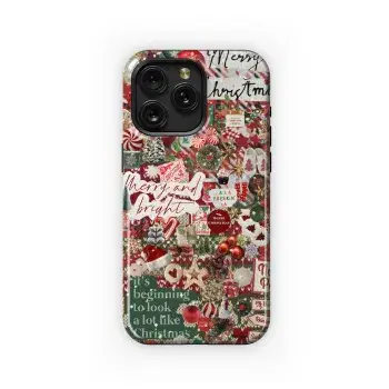 Christmas Collage Winter Phone Case iPhone Samsung Cover Pixel 2578 - Image 1