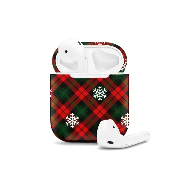 Christmas New Year Pattern Paper Cut AirPods Case AirPods Pro AirPods Pro 2 AirPods 3 AirPods 2 Glossy 2159 - Image 1