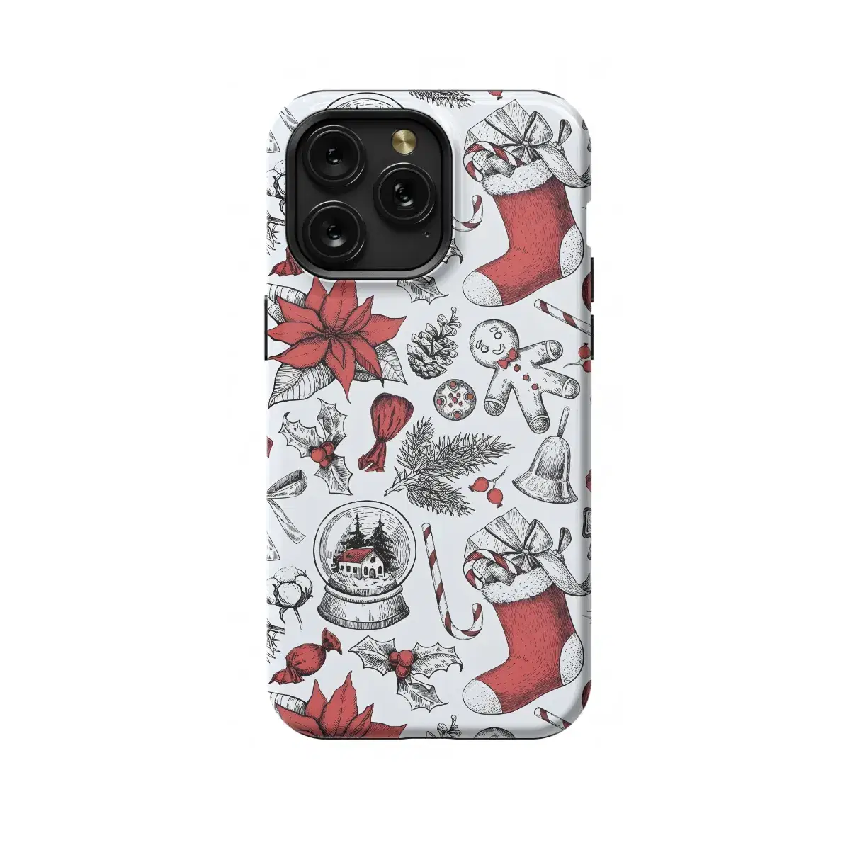 Christmas Pattern Phone Case iPhone Samsung Pixel & More 154 - Image 1