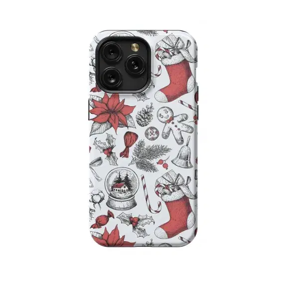 Christmas Pattern Phone Case iPhone Samsung Pixel & More 154 - Image 1
