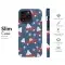 Christmas Pickup Truck Navy Snowflake Phone Case iPhone Samsung Cover Pixel 3546 - Image 7