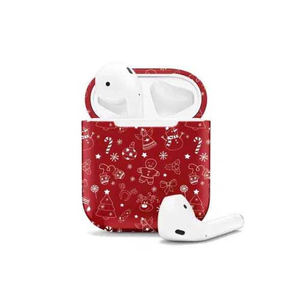 Christmas Seamless Pattern AirPods Case AirPods Pro AirPods Pro 2 AirPods 3 AirPods 2 Glossy 2118 - Image 1