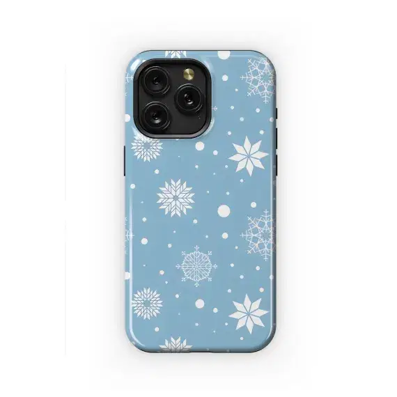 Christmas Snowflake Seamless Pattern Phone Case iPhone Samsung Cover Pixel 2117 - Image 1