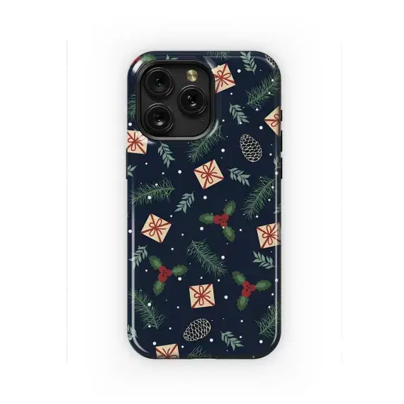 Christmas Winter Seamless Pattern Phone Case iPhone Samsung Cover Pixel 2126 - Image 1
