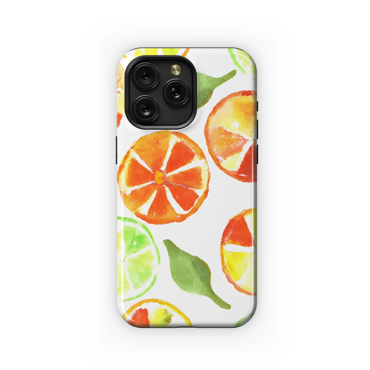 Citrus Watercolor Phone Case iPhone Samsung Cover Pixel 3103 - Image 1