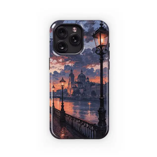 Cityscape Sunset Dreams Phone Case iPhone Samsung Cover Pixel 4520