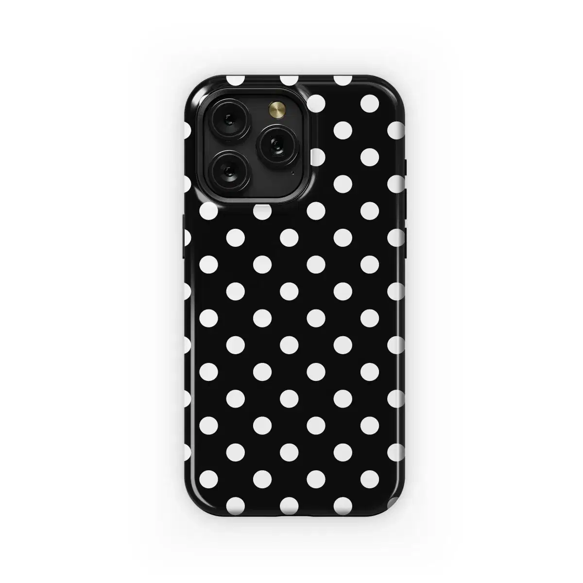 Classic Black and White Dots Phone Case iPhone Samsung Cover Pixel 4872 - Image 1