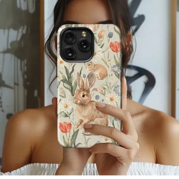 Classic Black and White Dots Phone Case iPhone Samsung Cover Pixel 4872 - Image 1