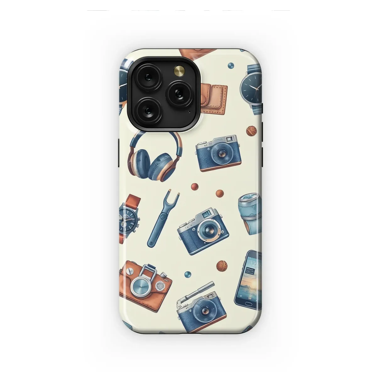 Classic Everyday Carry Illustrated Art Phone Case iPhone Samsung Cover Pixel 7318 - Image 1