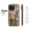 Clear A Brunch of Painted Dreams Phone Case iPhone Samsung Cover Pixel 6344 - Image 6