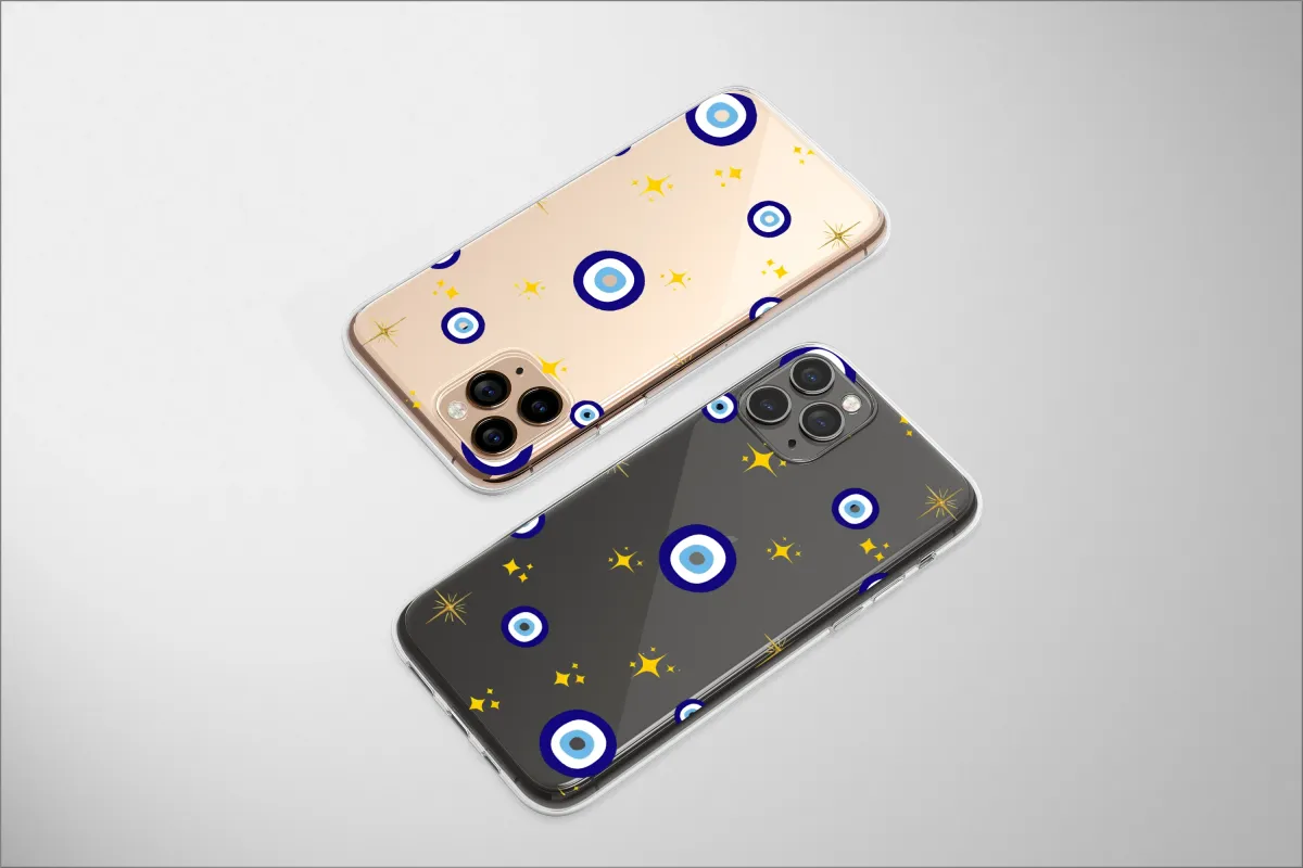 Clear A Constellation of Protective Eyes Phone Case iPhone Samsung Cover Pixel 6711 - Image 1