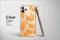 Clear Amber Hive Abstract Geometric Art Phone Case iPhone Samsung Cover Pixel 7873 - Image 2
