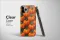 Clear Autumn Harvest Pumpkin Patch Art Phone Case iPhone Samsung Cover Pixel 7998 - Image 3