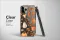 Clear Autumn Harvest Watercolor Bounty Design Phone Case iPhone Samsung Cover Pixel 7828 - Image 3