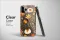 Clear Autumn Harvest Watercolor Pumpkin Patch Phone Case iPhone Samsung Cover Pixel 7508 - Image 3