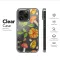 Clear Autumn Hedgehog & Forest Bounty Phone Case iPhone Samsung Cover Pixel 6201 - Image 6