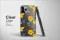 Clear Autumn Midnight Garden Floral Art Phone Case iPhone Samsung Cover Pixel 7960 - Image 3