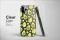 Clear Avocado Blossom Watercolor Dream Pattern Phone Case iPhone Samsung Cover Pixel 7324 - Image 3