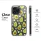 Clear Avocado Blossom Watercolor Dream Pattern Phone Case iPhone Samsung Cover Pixel 7324 - Image 6