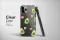 Clear Avo-Cuddle Heart Pattern Art Phone Case iPhone Samsung Cover Pixel 7327 - Image 3