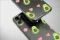 Clear Avo-Cuddle Heart Pattern Art Phone Case iPhone Samsung Cover Pixel 7327 - Image 5