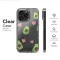 Clear Avo-Cuddle Heart Pattern Art Phone Case iPhone Samsung Cover Pixel 7327 - Image 6