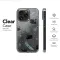 Clear Black Swan's Winter Feathers Phone Case iPhone Samsung Cover Pixel 6209 - Image 6