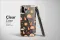 Clear Boho Celestial Cat Night Sky Phone Case iPhone Samsung Cover Pixel 7868 - Image 3