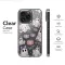 Clear Boo-tiful Blooms Spooky Cute Art Phone Case iPhone Samsung Cover Pixel 7701 - Image 6
