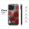 Clear Clear Christmas Poinsettia Candy Cane Snowflake Design Phone Case Cover for iPhone 17 Pro Max 16 15 13 Samsung S25 S24 Pixel 8291 - Image 6
