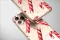 Clear Clear Festive Candy Cane Glitch Art Design Phone Case Cover for iPhone 17 Pro Max 16 15 Plus 14 13 Mini Samsung S25 S24 Pixel 10 9 8452 - Image 4
