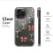 Clear Clear Festive Christmas Cocktail Tree Red Bow Print Phone Case Cover for iPhone 17 Pro Max 16 15 13 Samsung S25 S24 Pixel 8576 - Image 6