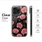Clear Clear Glitch Art Carnation Floral Botanical Design Phone Case Cover for iPhone 17 Pro Max 16 15 13 Samsung S25 S24 Pixel 8706 - Image 6